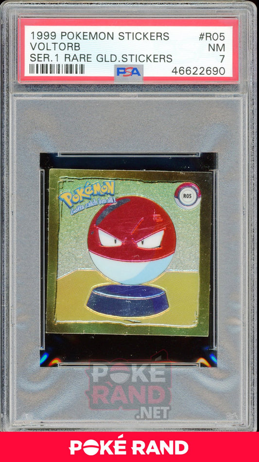 Voltorb R05 PSA 7 - Sticker - PokeRand