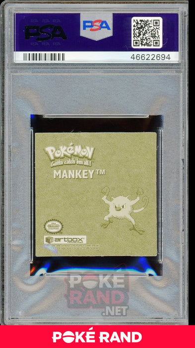 Mankey R09 PSA 8 - Sticker - PokeRand