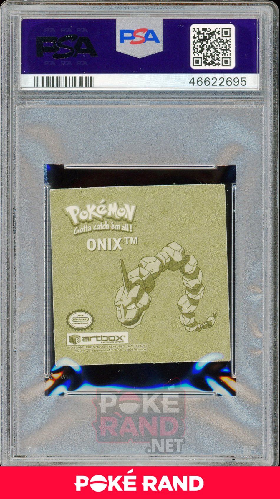 Onix R10 PSA 8 - Sticker - PokeRand