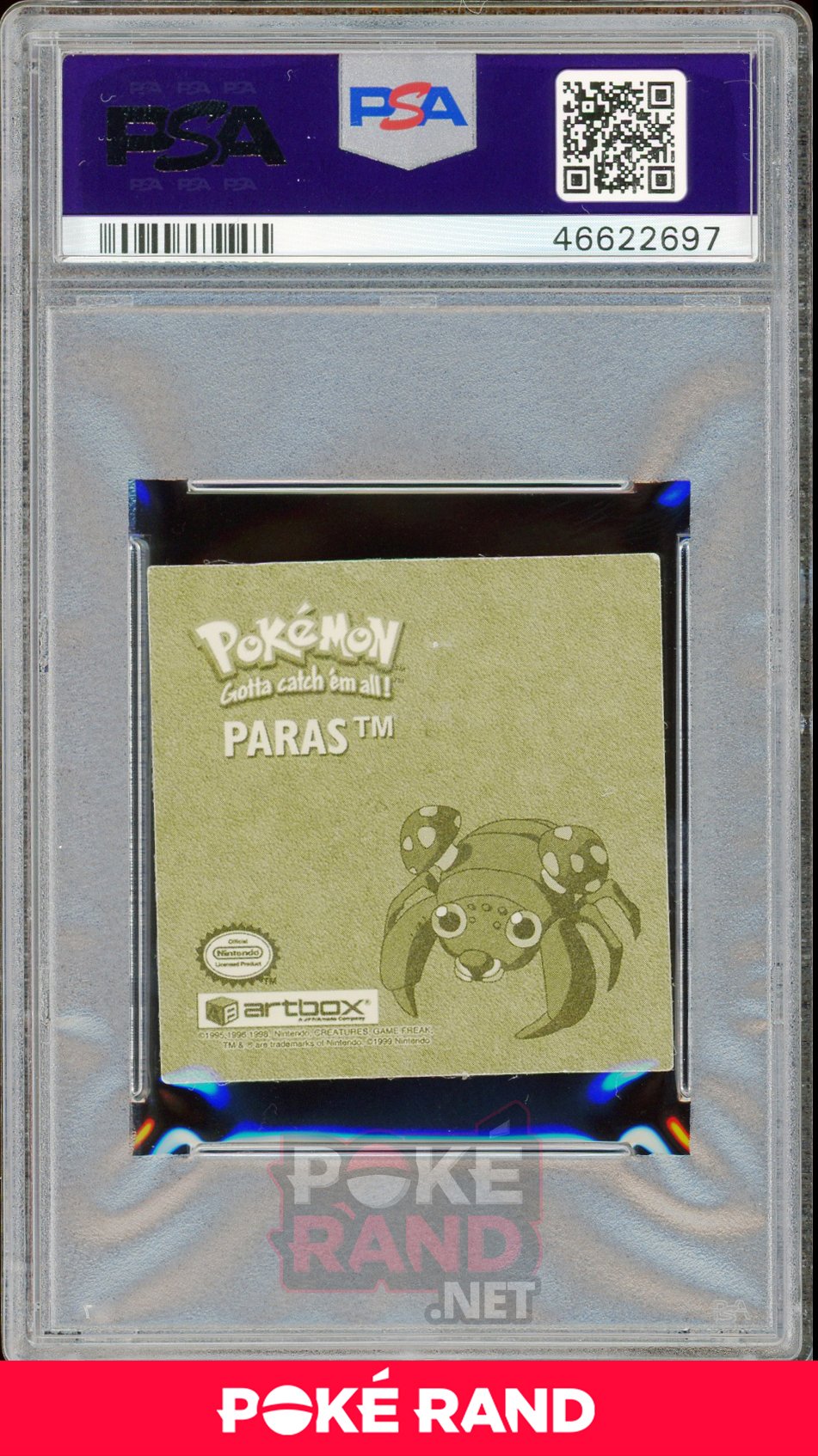 Paras R12 PSA 7 - Sticker - PokeRand