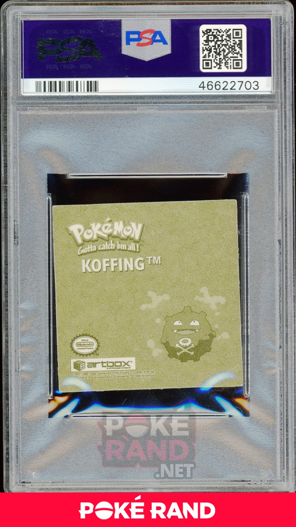 Koffing R18  PSA 6 - Sticker - PokeRand