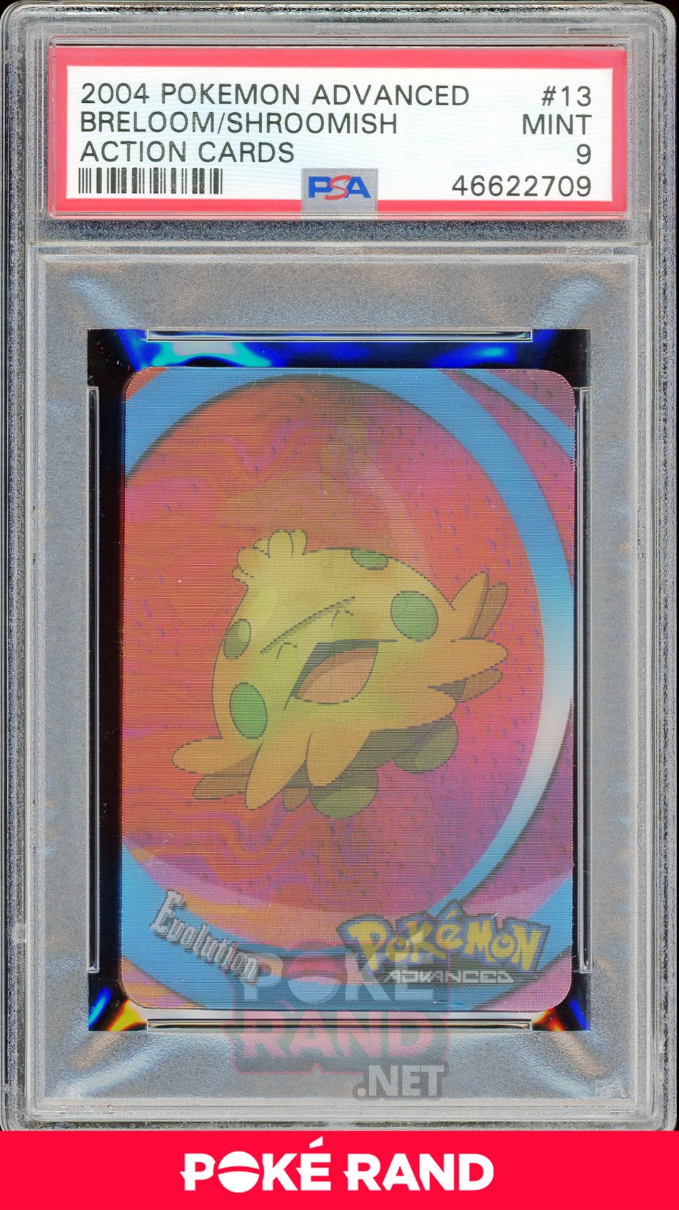 BRELOOM/SHROOMISH PSA 9 - Advanced Action - PokeRand