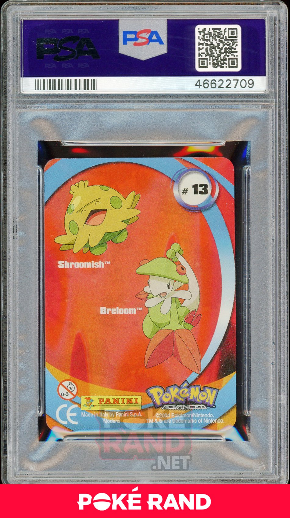 BRELOOM/SHROOMISH PSA 9 - Advanced Action - PokeRand