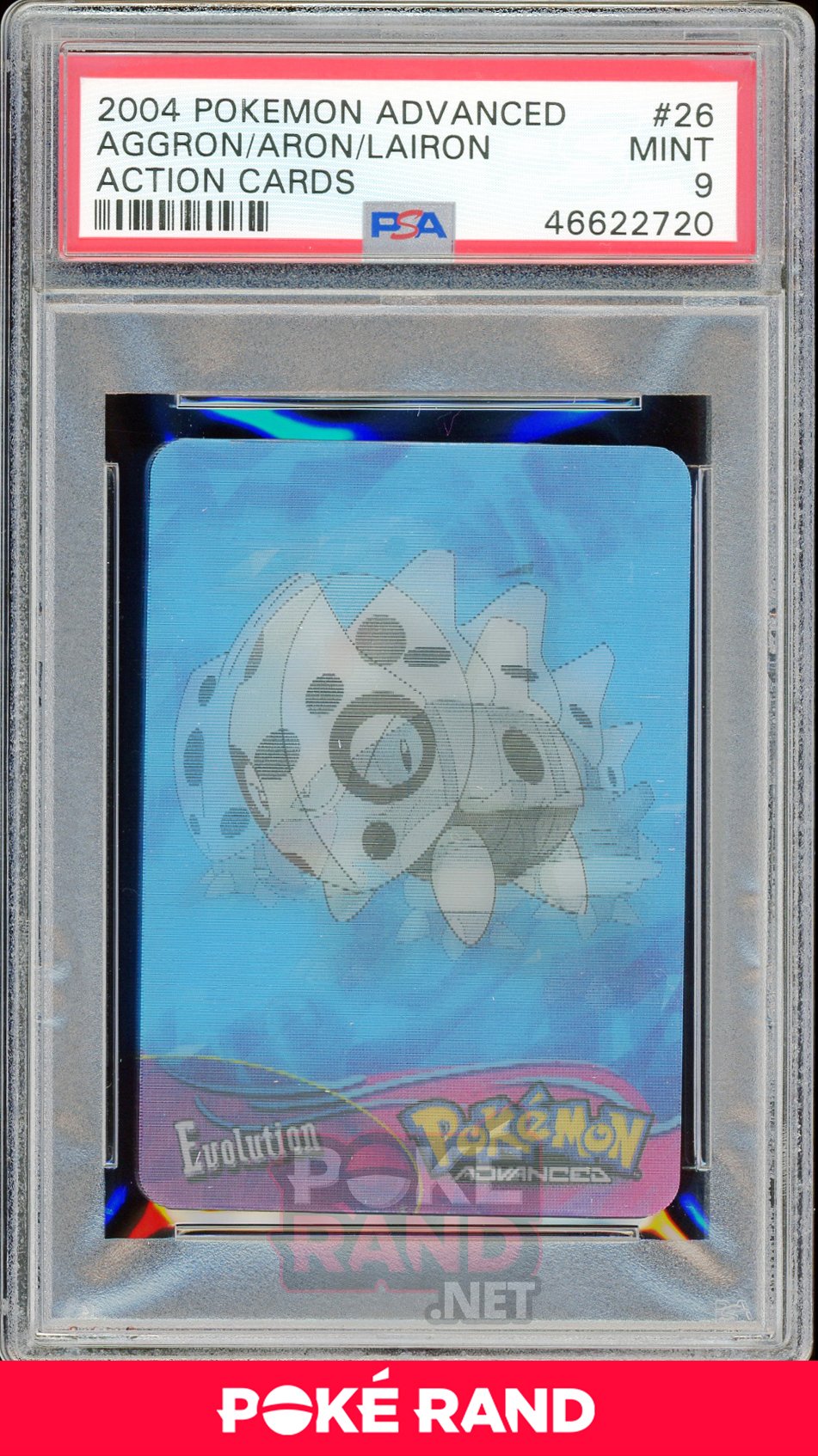 AGGRON/ARON/LAIRON PSA 9 - Advanced Action - PokeRand