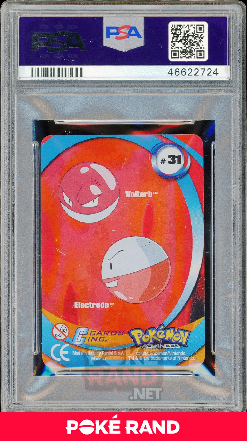 ELECTRODE/VOLTORB PSA 9 - Advanced Action - PokeRand