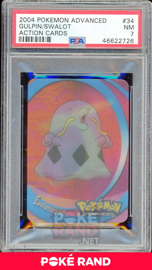 GULPIN/SWALOT PSA 7 - Advanced Action - PokeRand