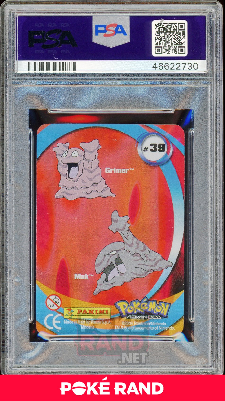 GRIMER/MUK PSA 7 - Advanced Action - PokeRand