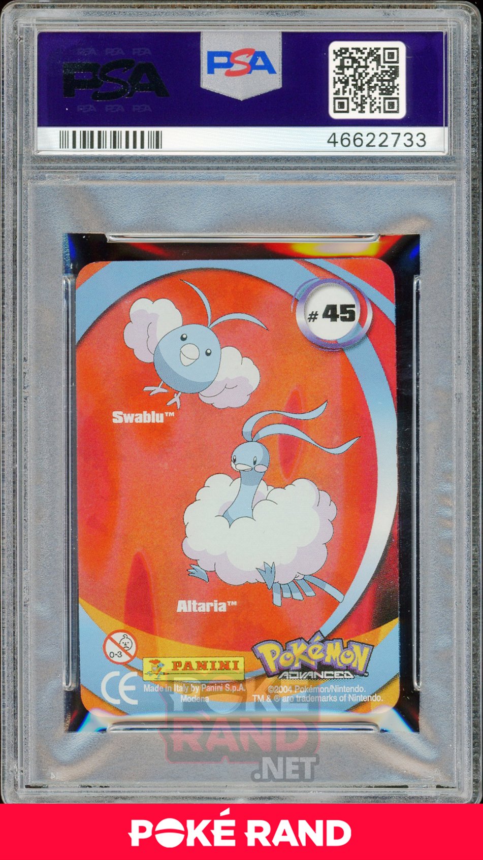 ALTARIA/SWABLU PSA 4 - Advanced Action - PokeRand