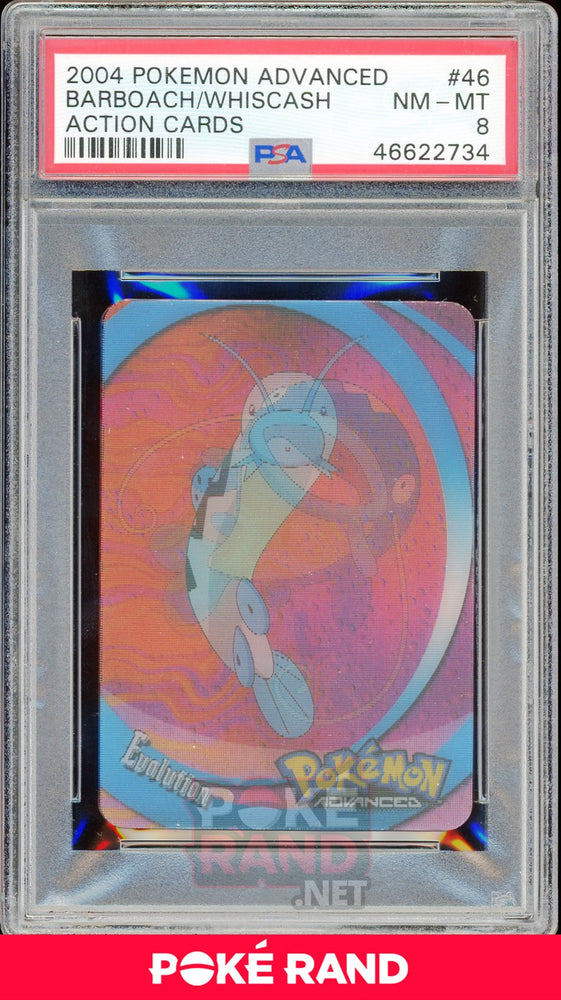 BARBOACH/WHISCASH PSA 8 - Advanced Action - PokeRand