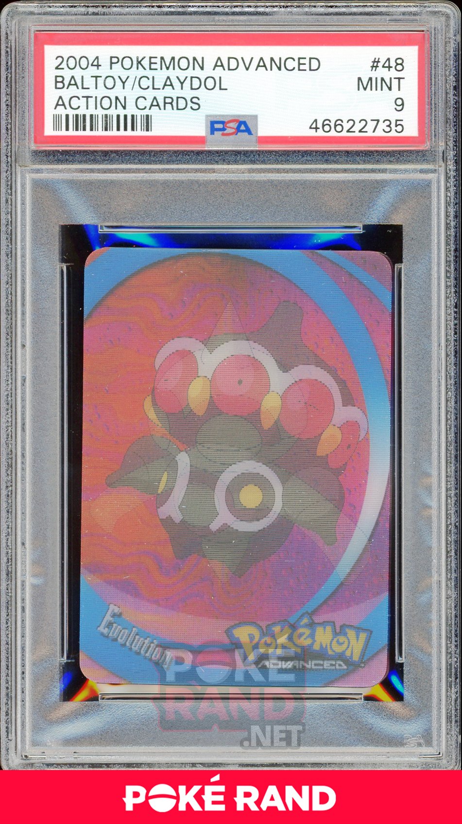 BALTOY/CLAYDOL PSA 9 - Advanced Action - PokeRand