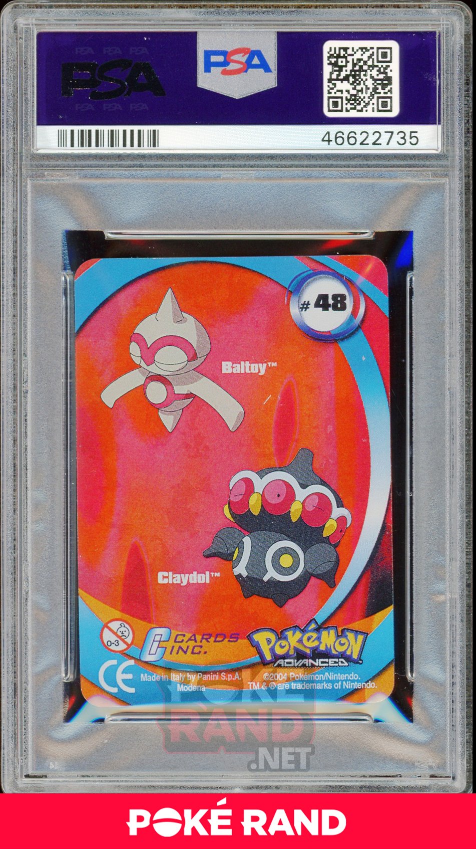 BALTOY/CLAYDOL PSA 9 - Advanced Action - PokeRand