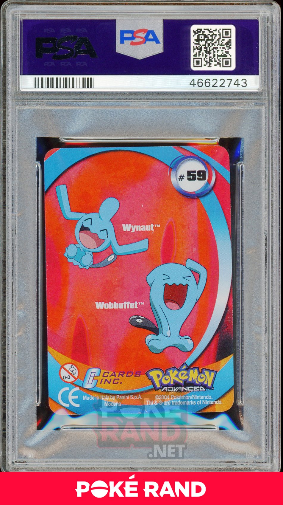 WOBBUFFET/WYNAUT PSA 9 - Advanced Action - PokeRand