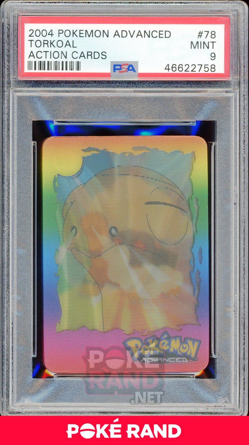 TORKOAL PSA 9 - Advanced Action - PokeRand