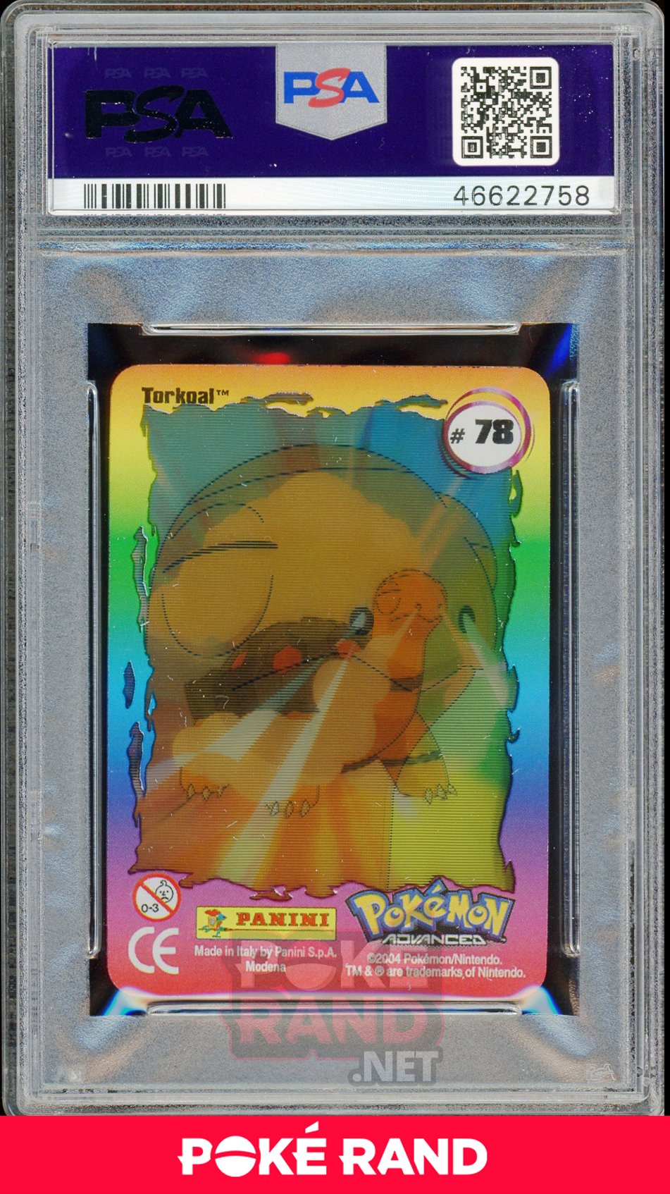 TORKOAL PSA 9 - Advanced Action - PokeRand