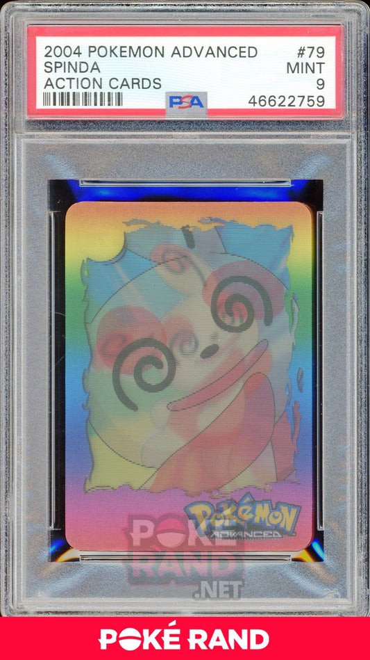 SPINDA PSA 9 - Advanced Action - PokeRand