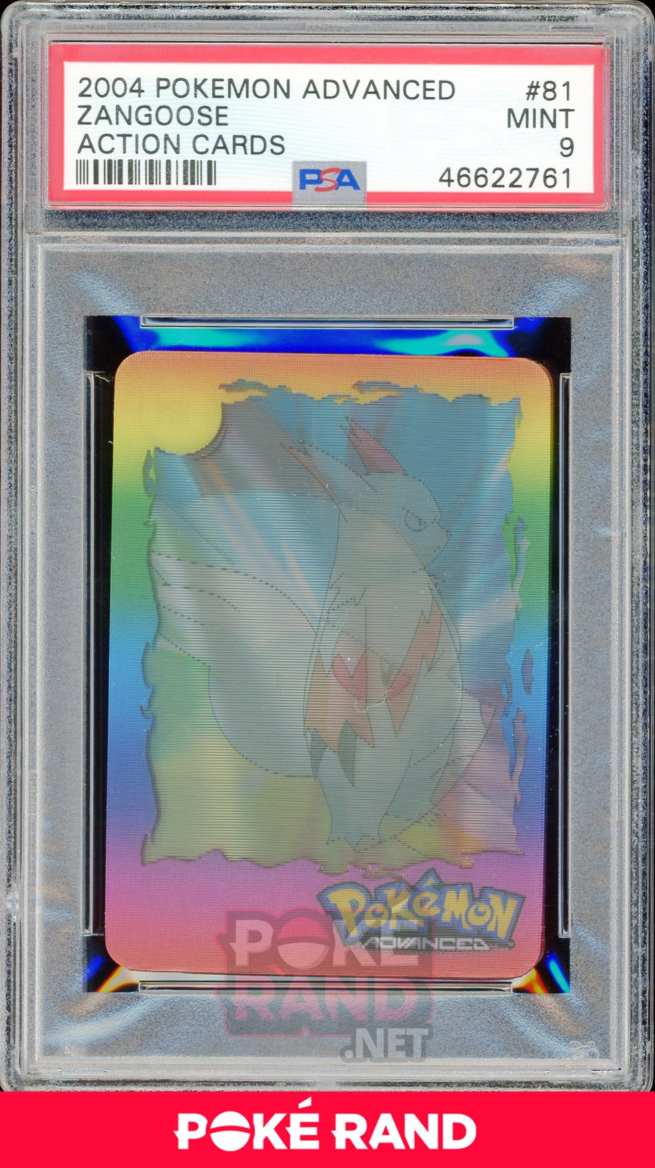 ZANGOOSE PSA 9 - Advanced Action - PokeRand