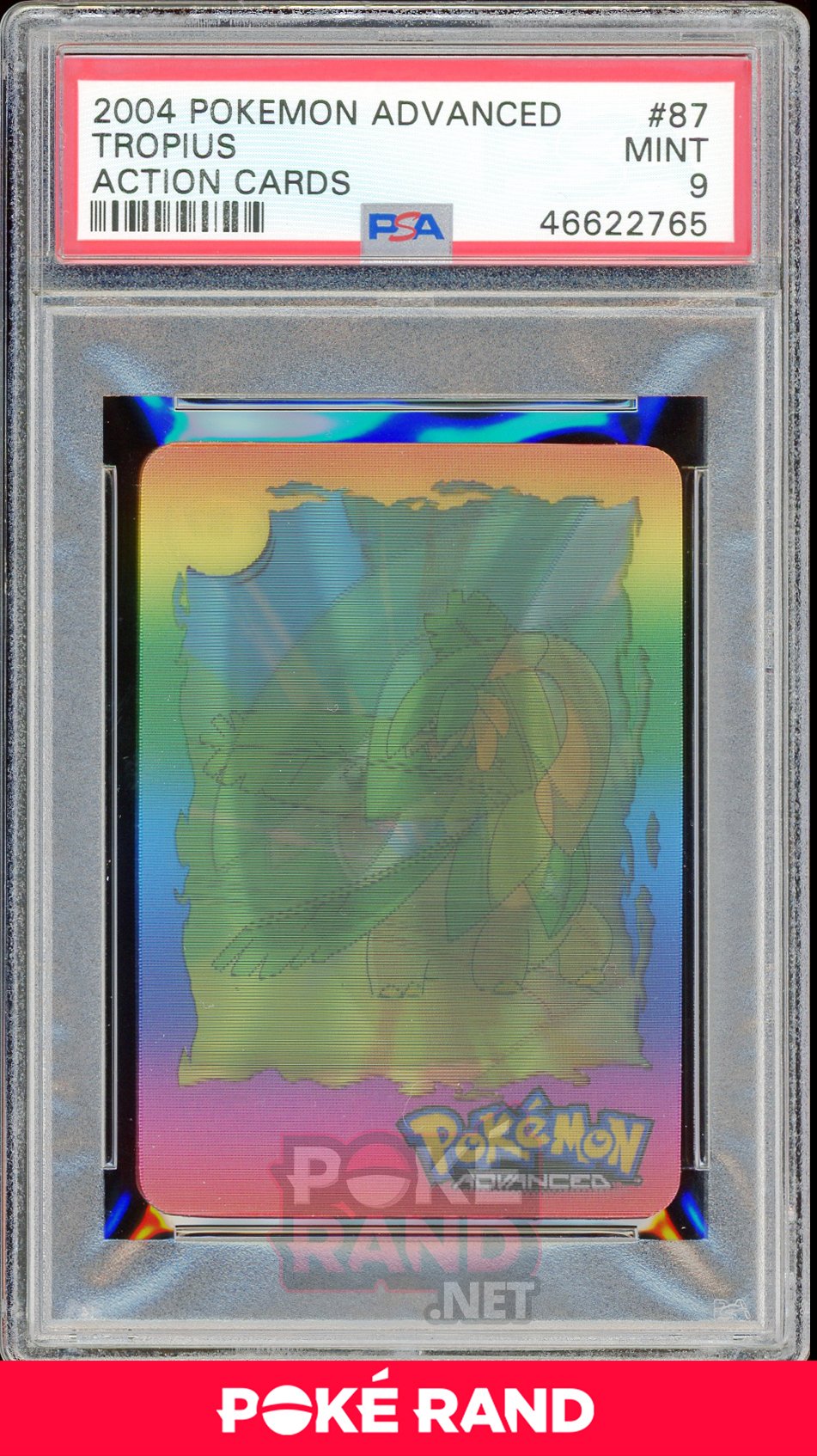 TROPIUS PSA 9 - Advanced Action - PokeRand