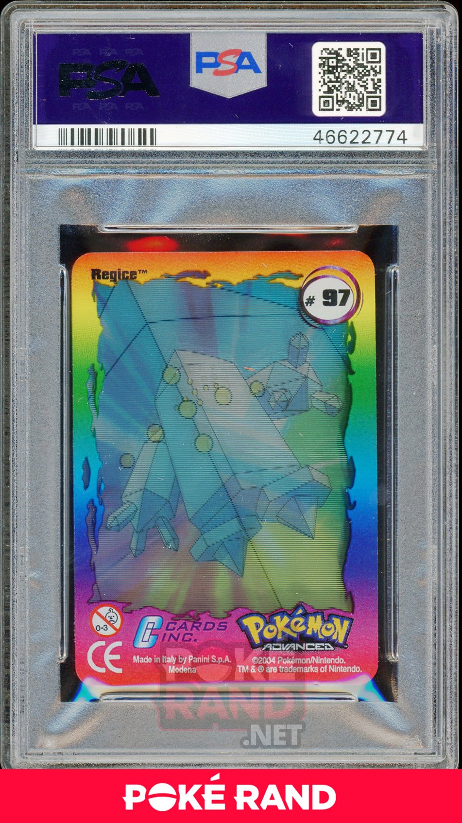 Regice PSA 8 - Advanced Action - PokeRand