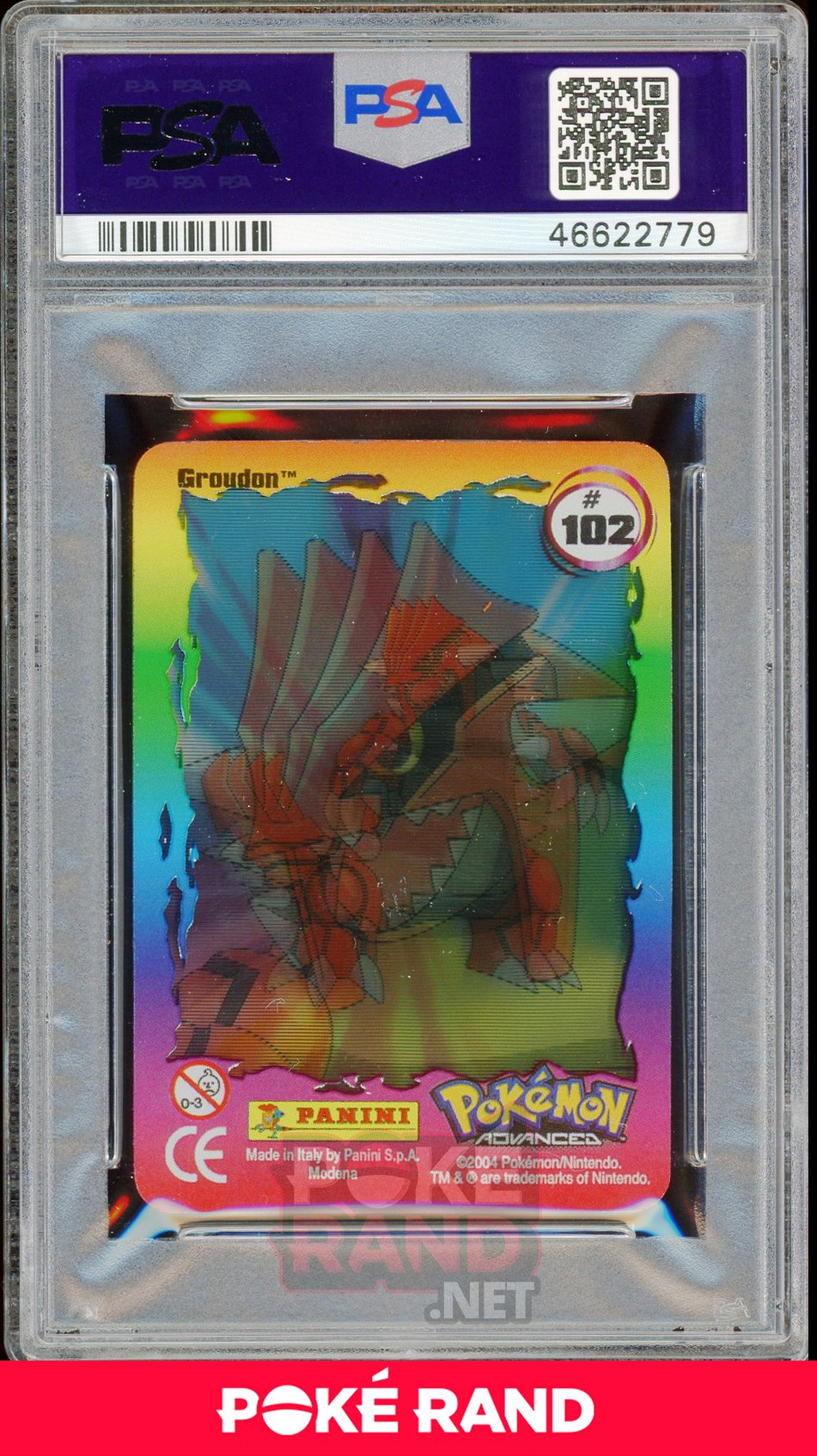 Groudon PSA 7 - Advanced Action - PokeRand