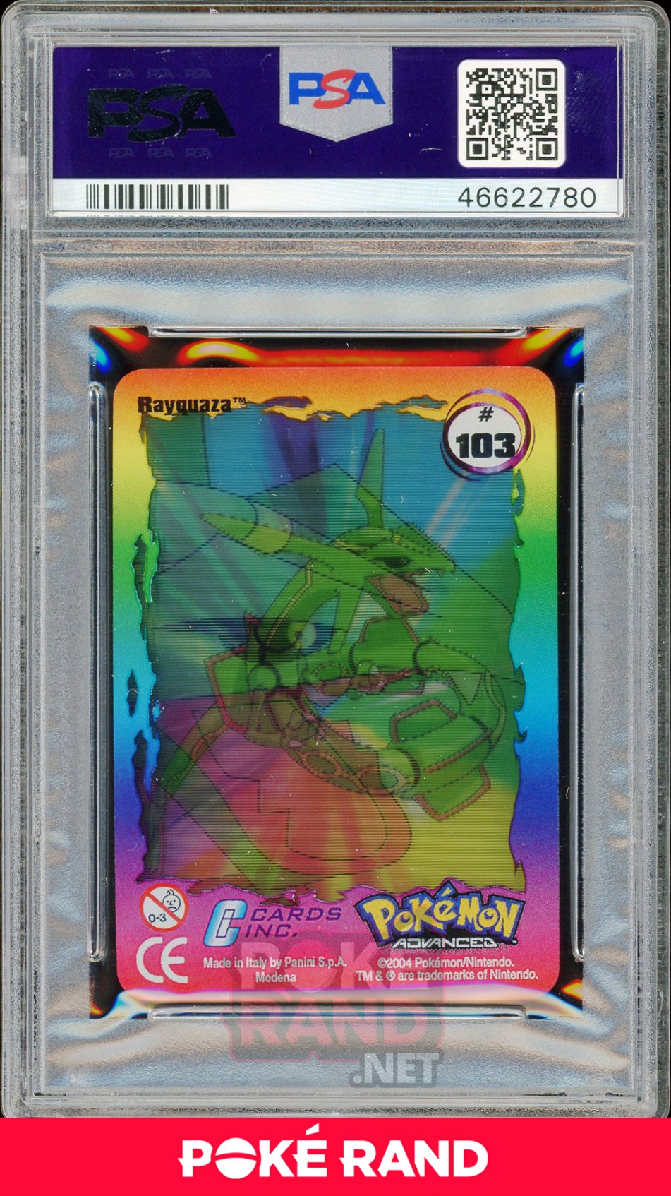 Rayquaza PSA 9 - Advanced Action - PokeRand