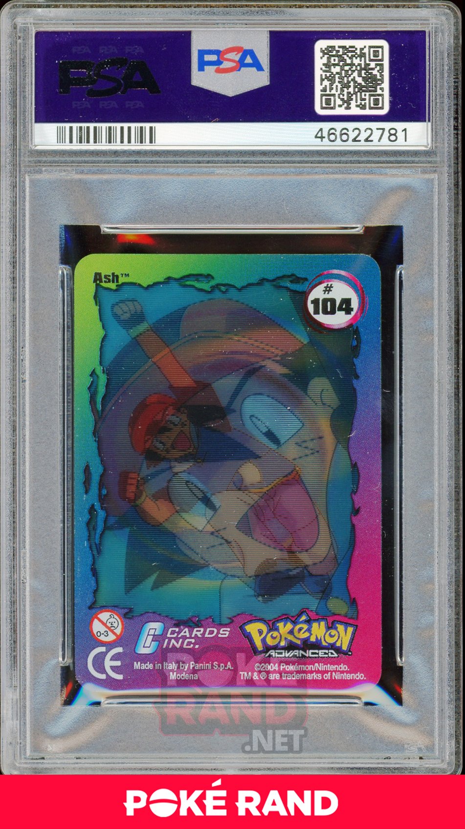 Ash Ketchum PSA 9 - Advanced Action - PokeRand