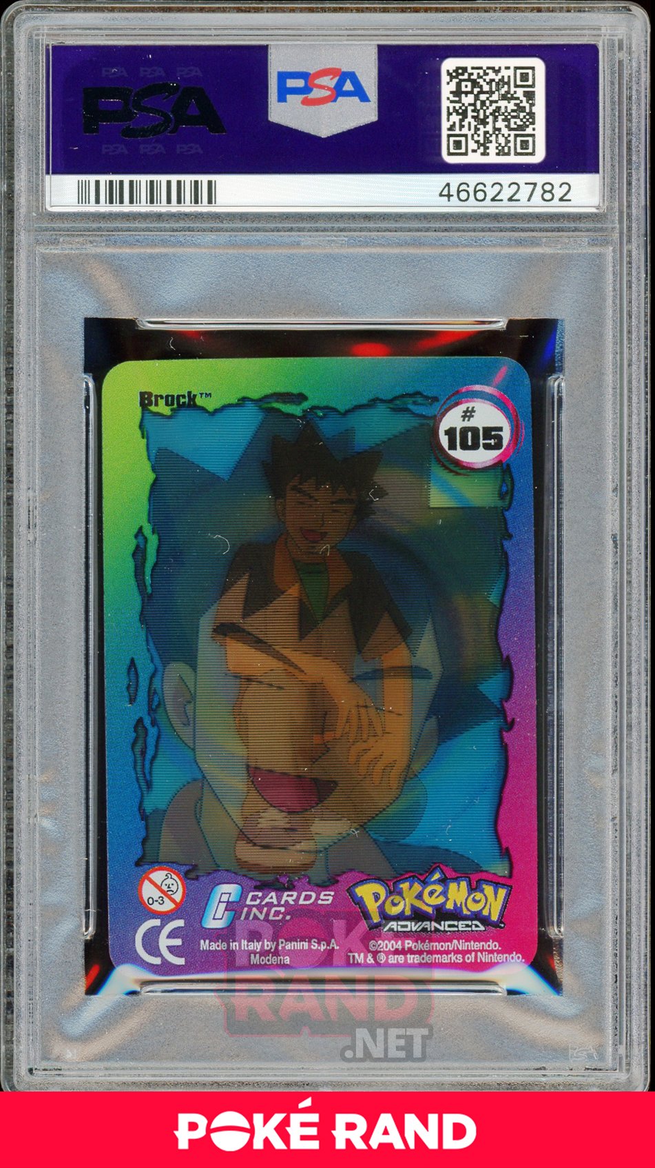 Brock PSA 9 - Advanced Action - PokeRand