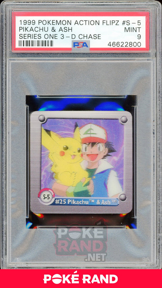 Pikachu & Ash S5 PSA 9 - Action Flipz - PokeRand