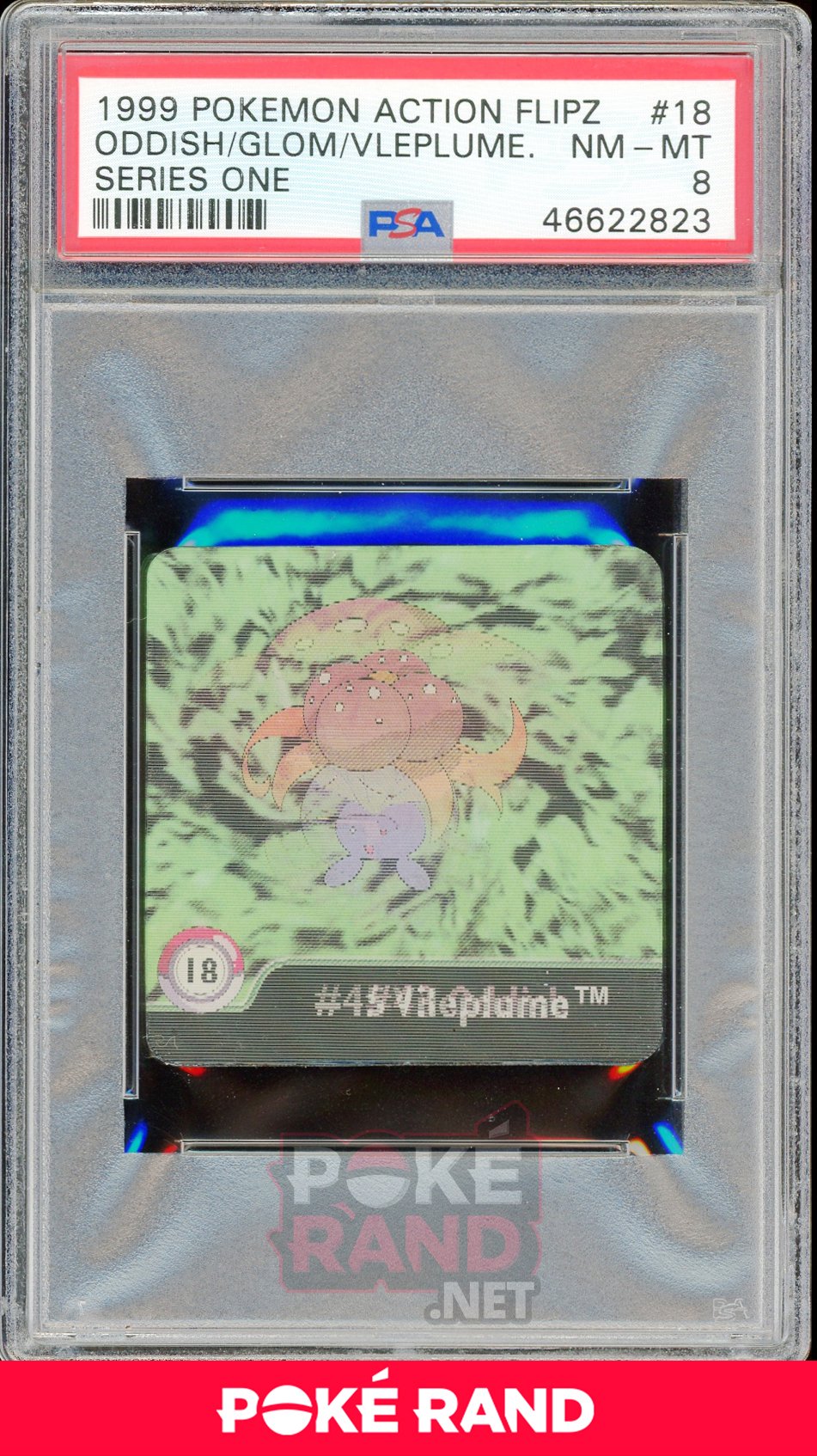 ODDISH/GLOM/VLEPLUME. PSA 8 - Action Flipz - PokeRand