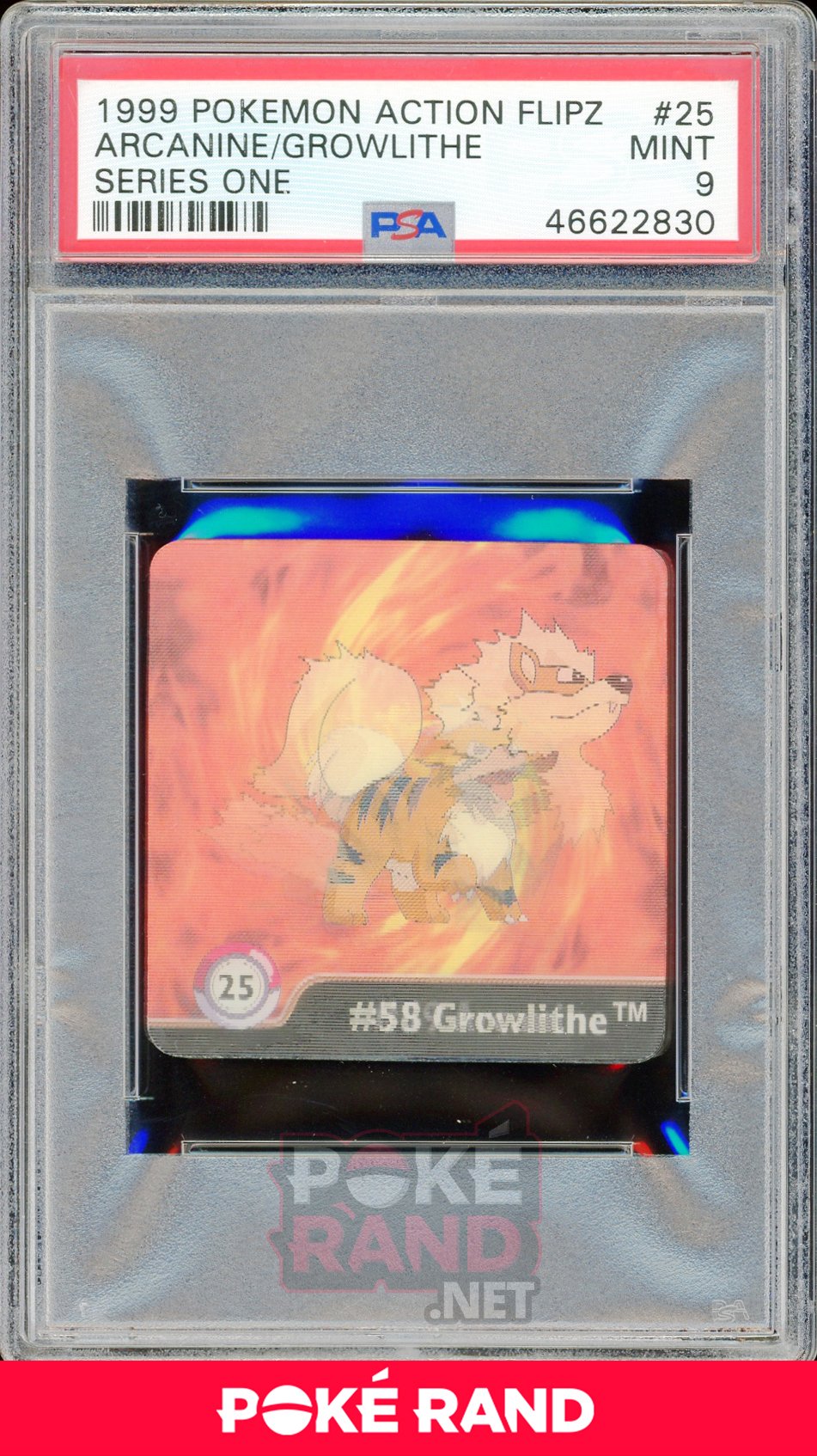 ARCANINE/GROWLITHE PSA 9 - Action Flipz - PokeRand