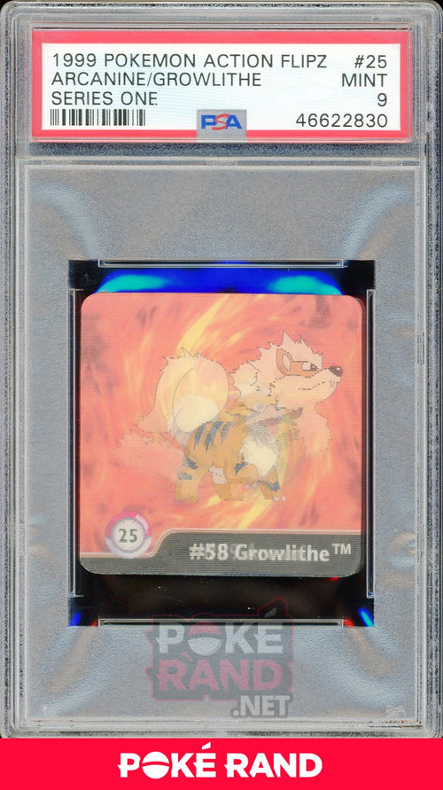 ARCANINE/GROWLITHE PSA 9 - Action Flipz - PokeRand