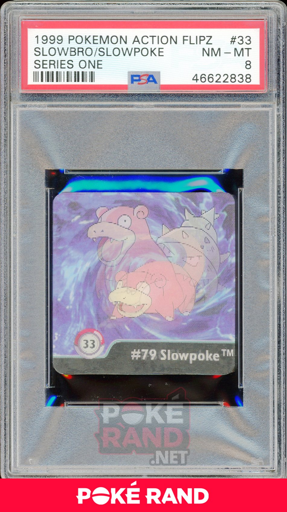 SLOWBRO/SLOWPOKE PSA 8 - Action Flipz - PokeRand