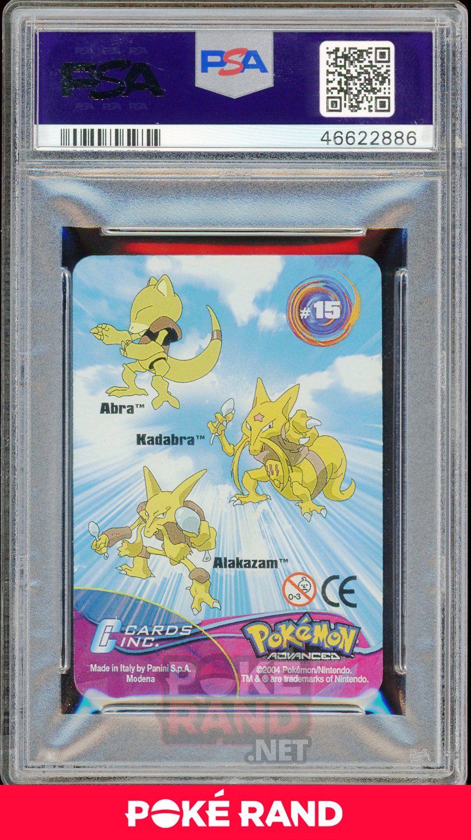 ABRA/KDBRA/ALAKAZAM PSA 8 - Advanced Action - PokeRand