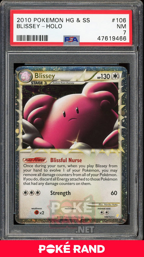 Blissey Holo (PSA 7) - Heartgold & Soulsilver #106