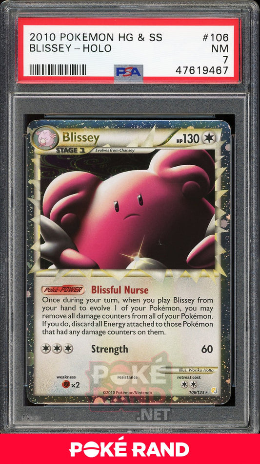 Blissey Holo (PSA 7) - Heartgold & Soulsilver #106