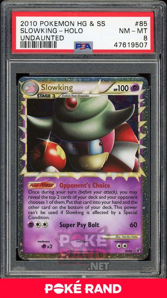 Slowking Holo (PSA 8) - Undaunted #85