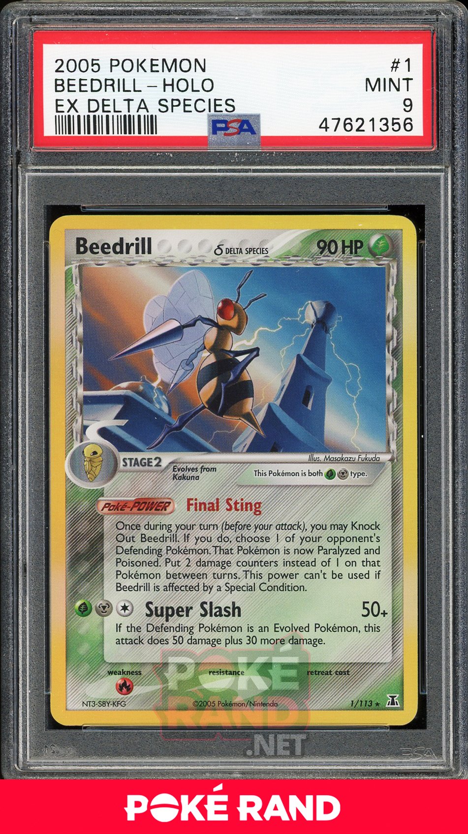 Beedrill Holo   (PSA 9) - EX Delta Species #1