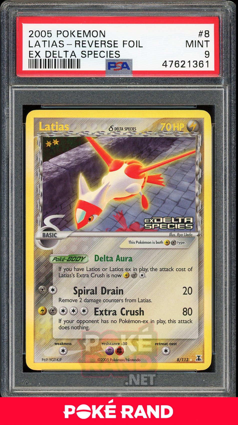 Latias Reverse Foil  (PSA 9) - EX Delta Species #8