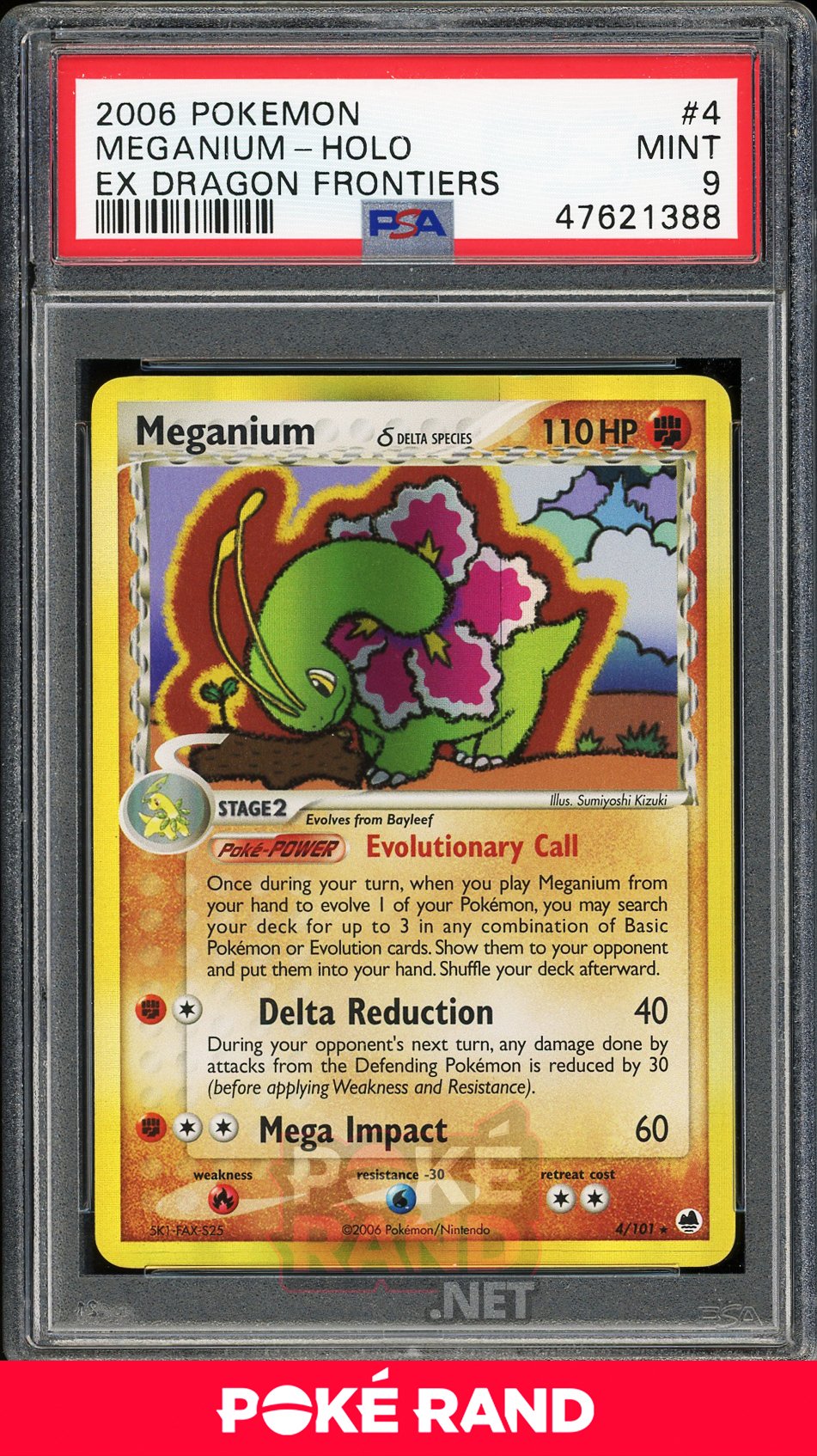 Meganium Holo (PSA 9) - EX Dragono Frontiers #4 — PokeRand