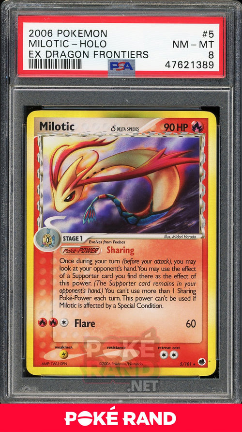 Milotic Holo (PSA 8) - EX Dragono Frontiers #5