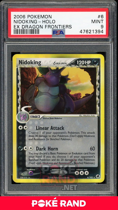 Nidoking Holo (PSA 9) - EX Dragono Frontiers #6