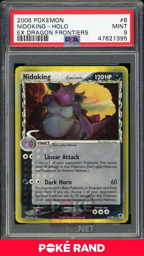 Nidoking Holo (PSA 9) - EX Dragono Frontiers #6