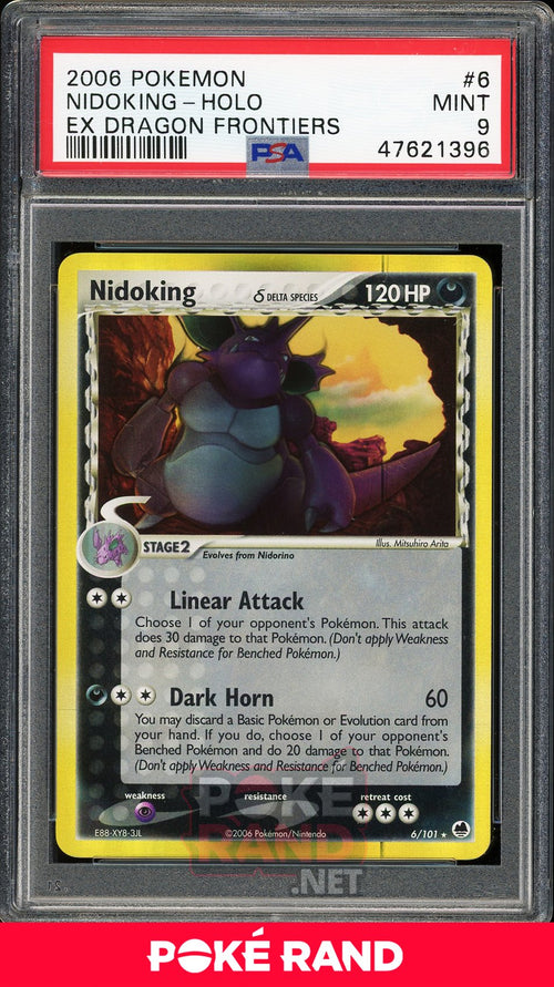 Nidoking Holo (PSA 9) - EX Dragono Frontiers #6