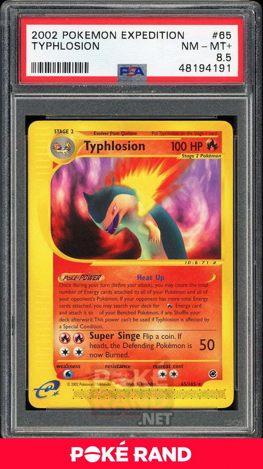 Typhlosion (PSA 8.5) - Expedition #65