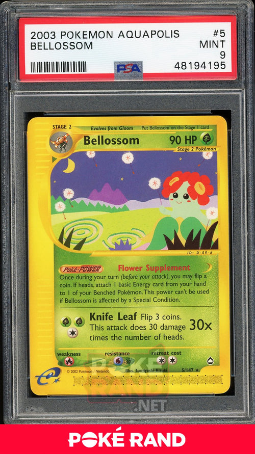 Bellossom (PSA 9) - Aquapolis #5