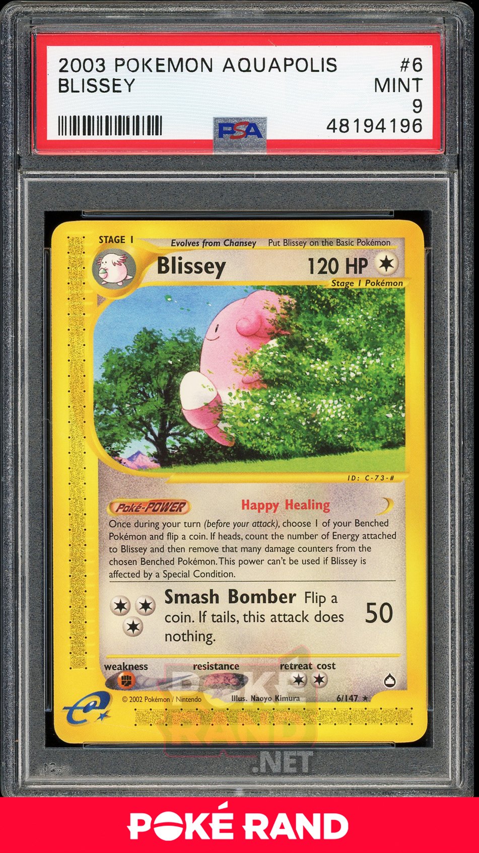 Blissey (PSA 9) - Aquapolis #6