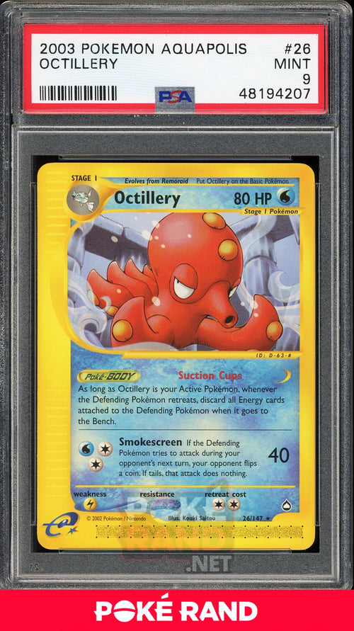 Octillery (PSA 9) - Aquapolis #26