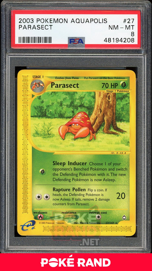 Parasect (PSA 8) - Aquapolis #27