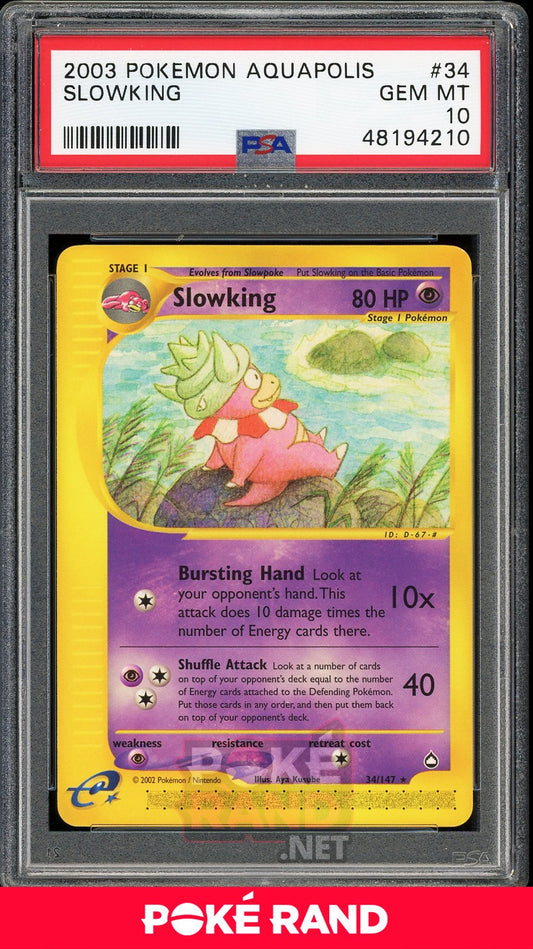 Slowking (PSA 10) - Aquapolis #34