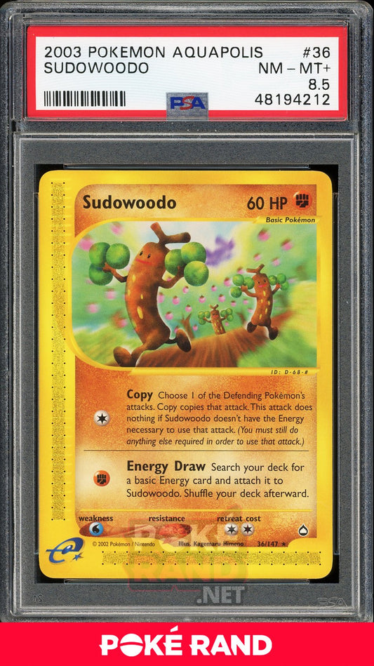 Sudowoodo (PSA 8.5) - Aquapolis #36