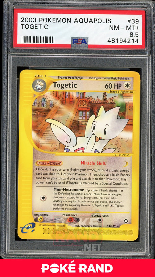 Togetic (PSA 8.5) - Aquapolis #39